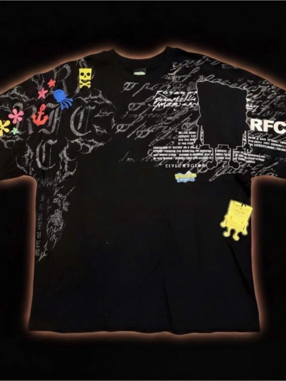 Civil Regime x SpongeBob ‘I’m Ready’ Oversized Tee - Size XL - NWT